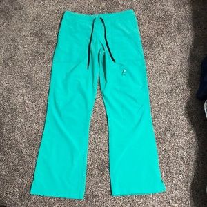 Sea foam green scrub pants